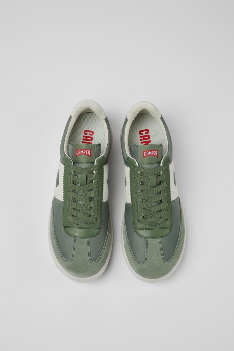 Zapatillas Camper Pelotas Xlite Textil Cuero Hombre Verde | SHOXA-8749