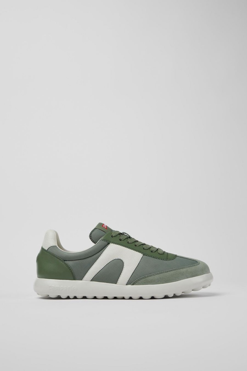 Zapatillas Camper Pelotas Xlite Textil Cuero Hombre Verde | SHOXA-8749