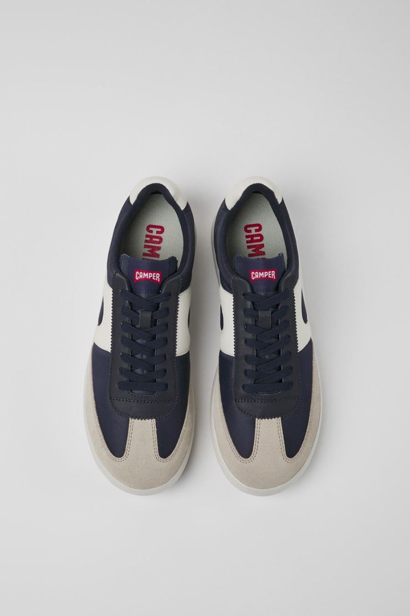 Zapatillas Camper Pelotas Xlite Textil Cuero Hombre Azules | HAGFM-2130
