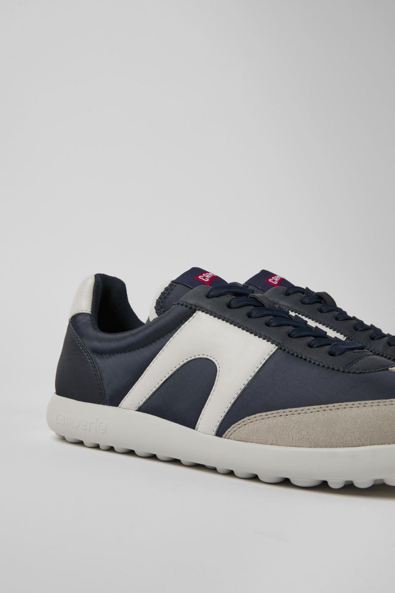 Zapatillas Camper Pelotas Xlite Textil Cuero Hombre Azules | HAGFM-2130