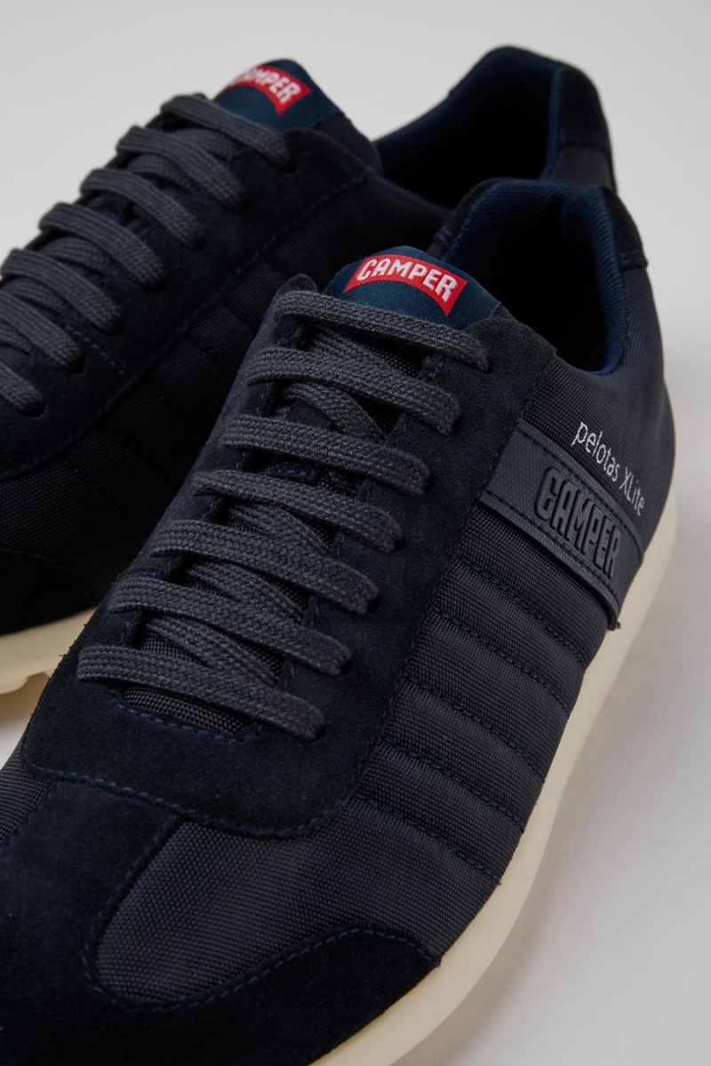 Zapatillas Camper Pelotas Xlite Textil Nubuck Hombre Azul Marino | IWDLN-2408