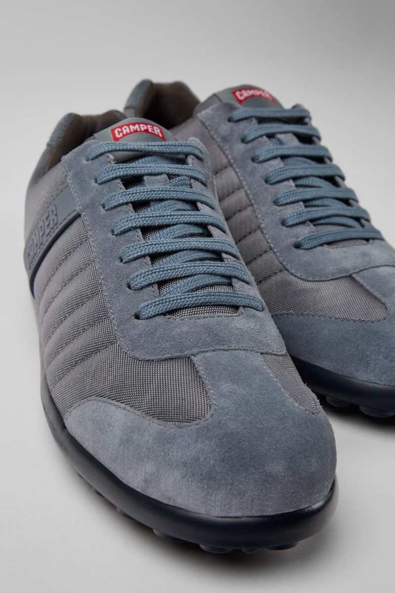 Zapatillas Camper Pelotas Xlite Textil Nubuck Hombre Gris | OUIVR-8231