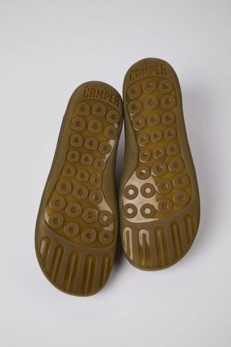 Zapatillas Camper Peu Casuales Hombre Marrones | ABJDK-0251