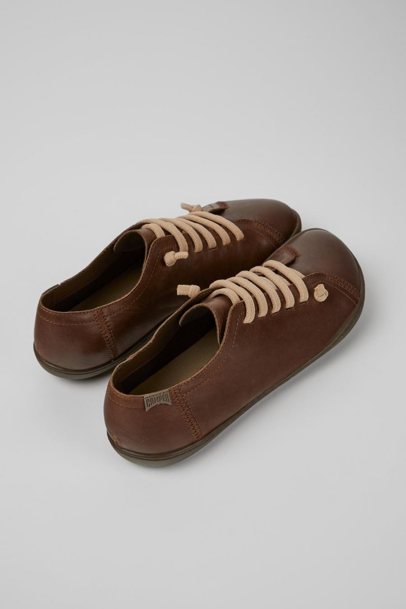 Zapatillas Camper Peu Casuales Mujer Marrones | HXTBA-0149