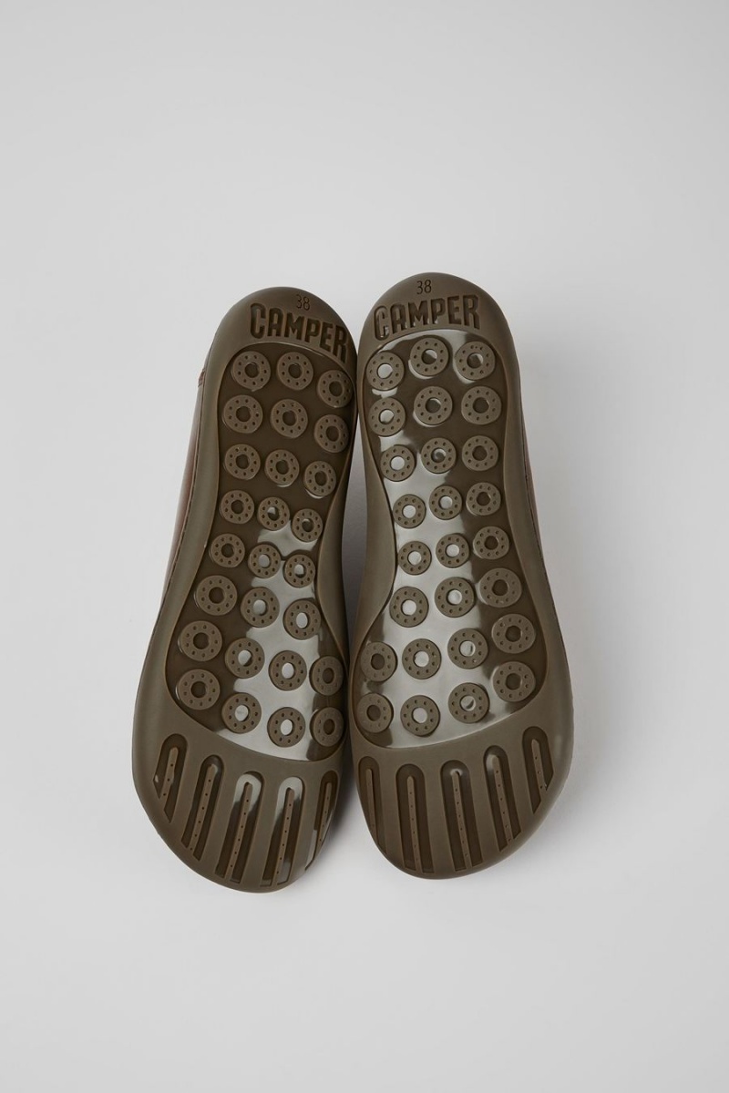 Zapatillas Camper Peu Casuales Mujer Marrones | HXTBA-0149