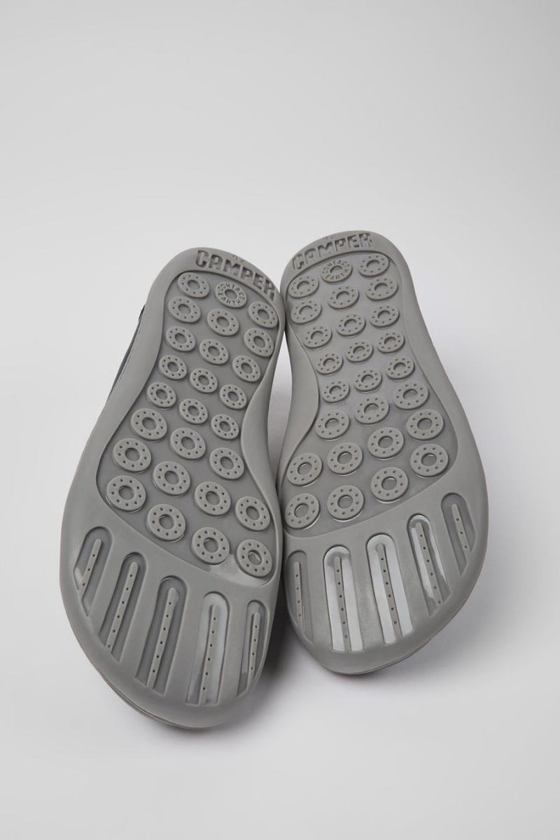 Zapatillas Camper Peu Cuero Hombre Azules | KOHIQ-5783
