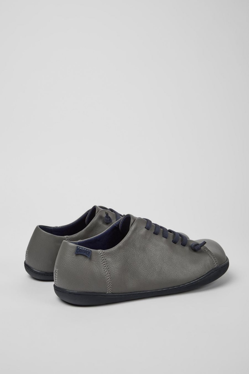 Zapatillas Camper Peu Cuero Hombre Gris | UQZAC-3689