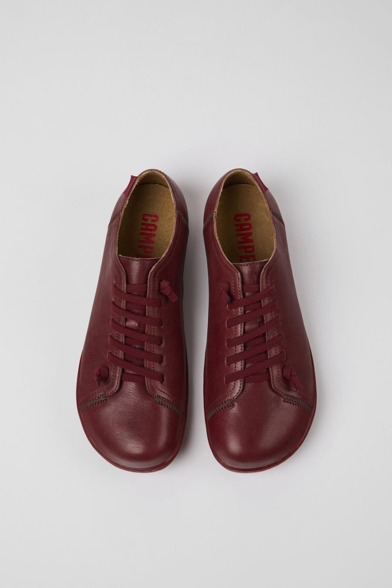 Zapatillas Camper Peu Cuero Hombre Marrones | GSCHL-6943