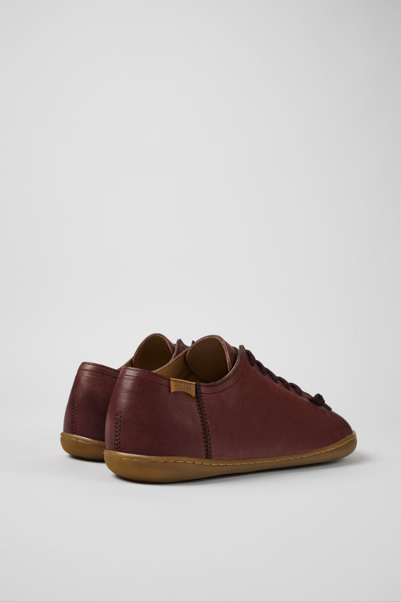 Zapatillas Camper Peu Cuero Hombre Marrones | RLSWO-5106