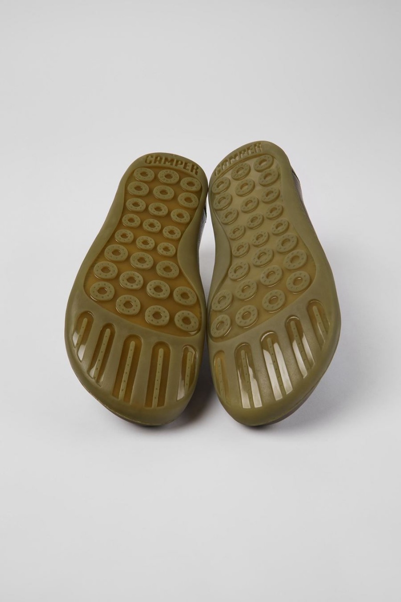 Zapatillas Camper Peu Cuero Hombre Verde | DATIL-1027