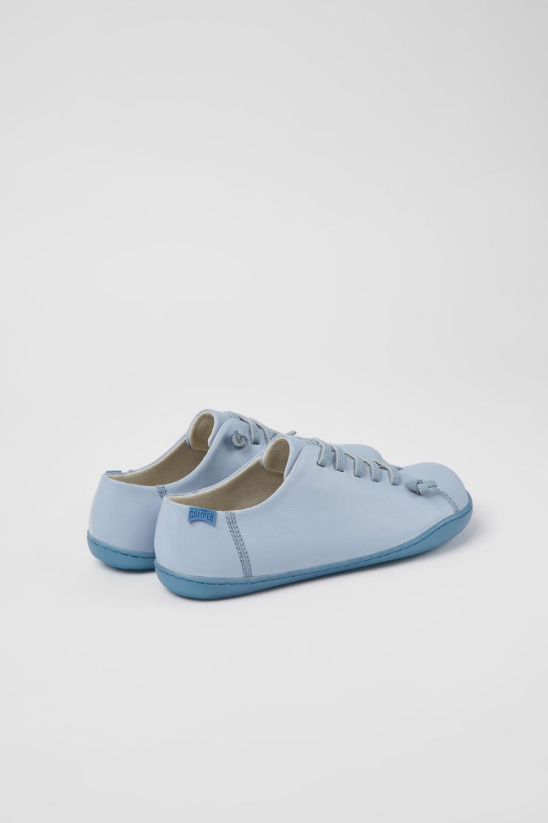 Zapatillas Camper Peu Cuero Mujer Azules | NDBAC-5706