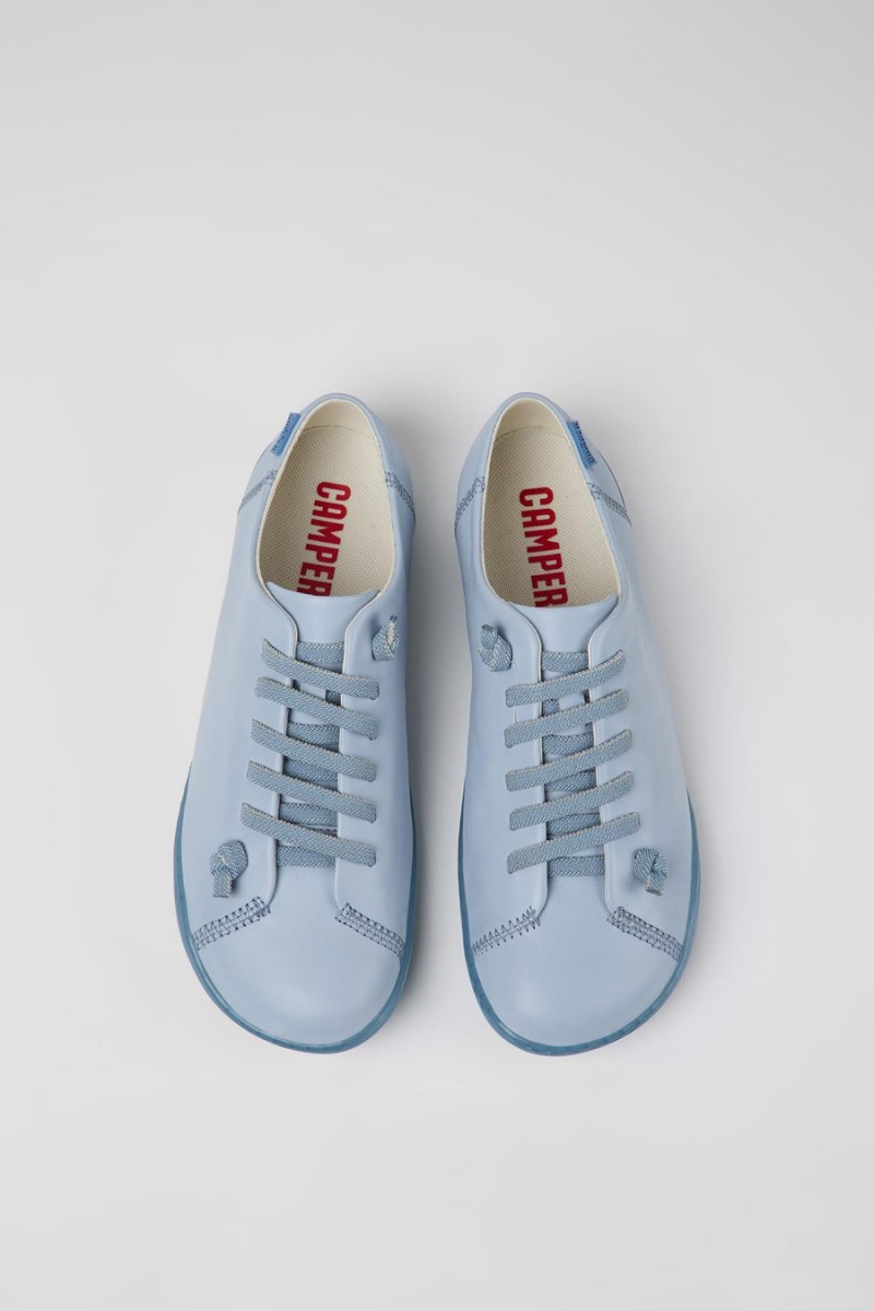 Zapatillas Camper Peu Cuero Mujer Azules | NDBAC-5706