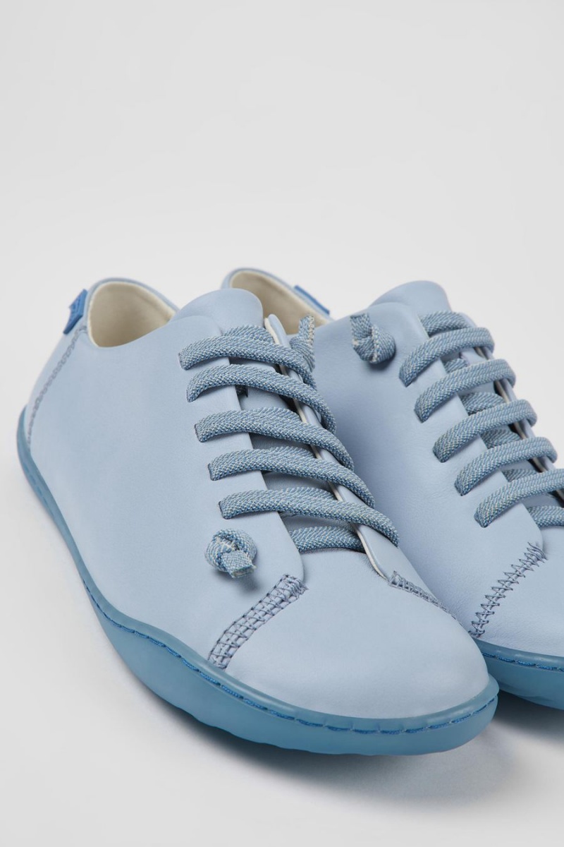 Zapatillas Camper Peu Cuero Mujer Azules | NDBAC-5706