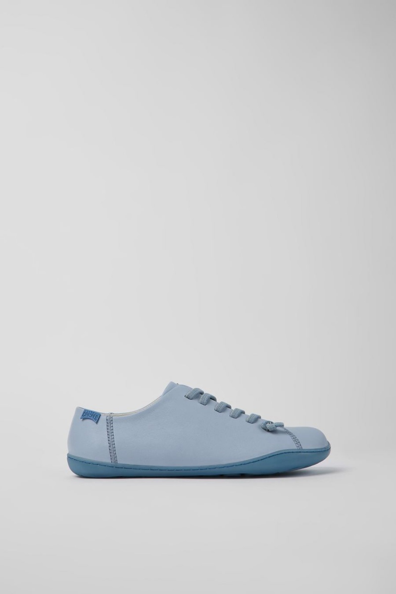 Zapatillas Camper Peu Cuero Mujer Azules | NDBAC-5706