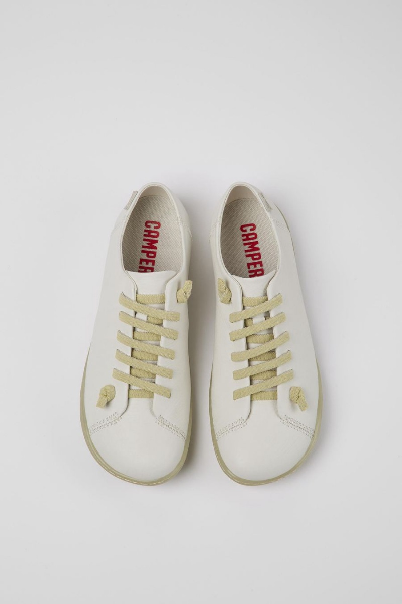 Zapatillas Camper Peu Cuero Mujer Blancas | ZCWBJ-0482
