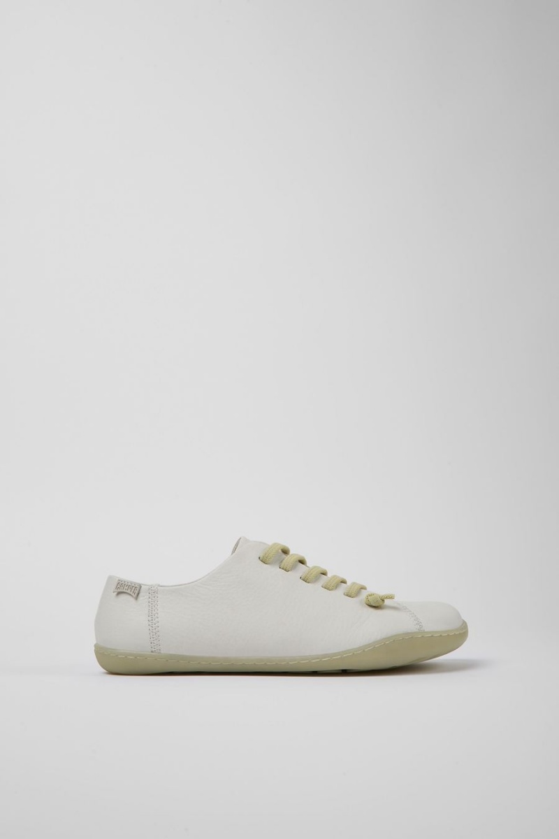 Zapatillas Camper Peu Cuero Mujer Blancas | ZCWBJ-0482