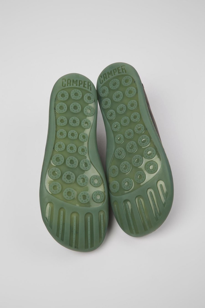 Zapatillas Camper Peu Cuero Mujer Gris | UGIQC-7890