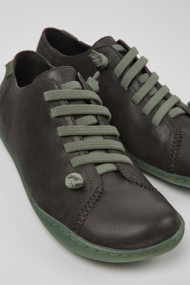 Zapatillas Camper Peu Cuero Mujer Gris | UGIQC-7890