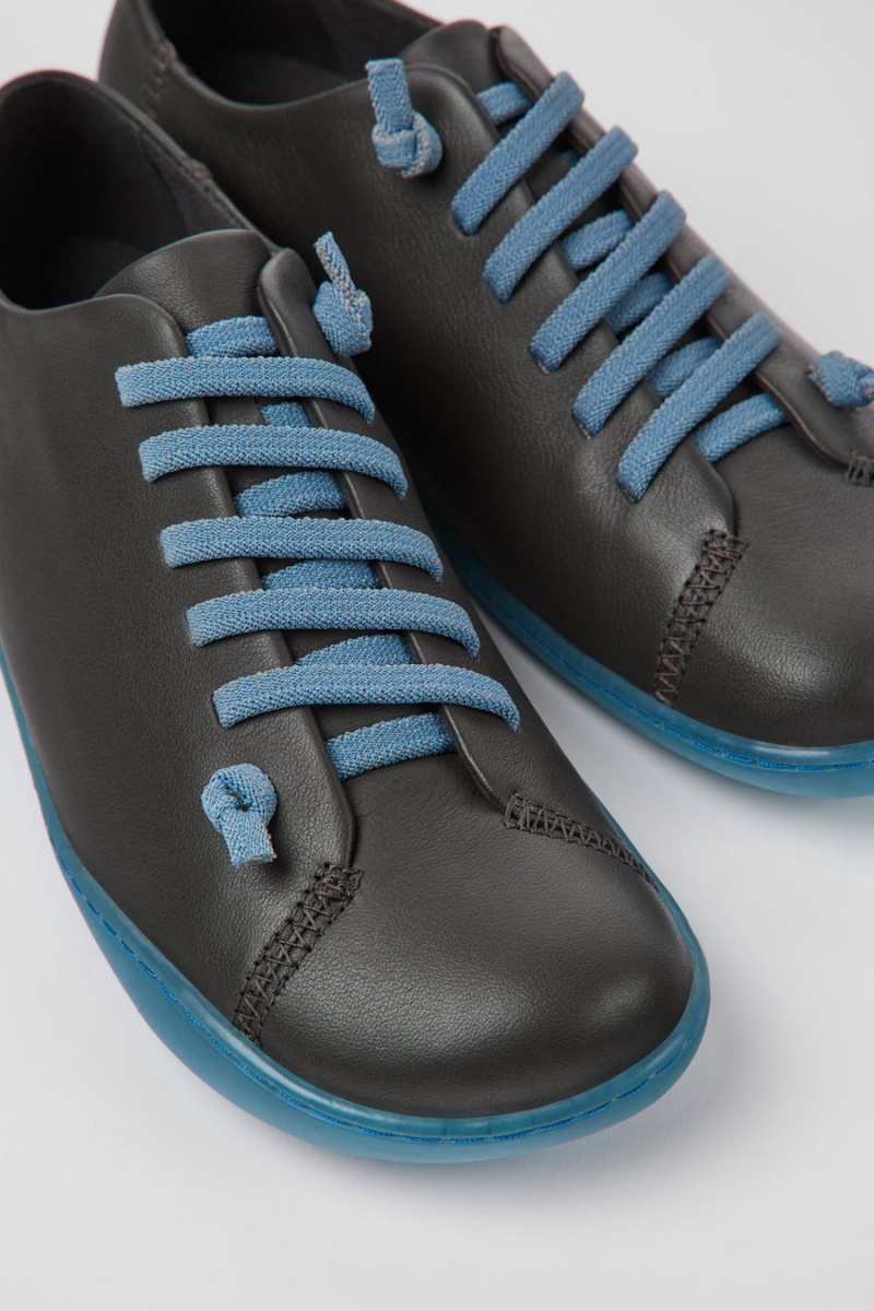 Zapatillas Camper Peu Cuero Mujer Gris | HYFLP-0249