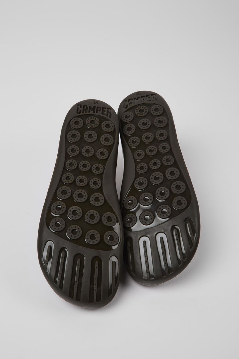 Zapatillas Camper Peu Cuero Mujer Marrones | STPNU-0341