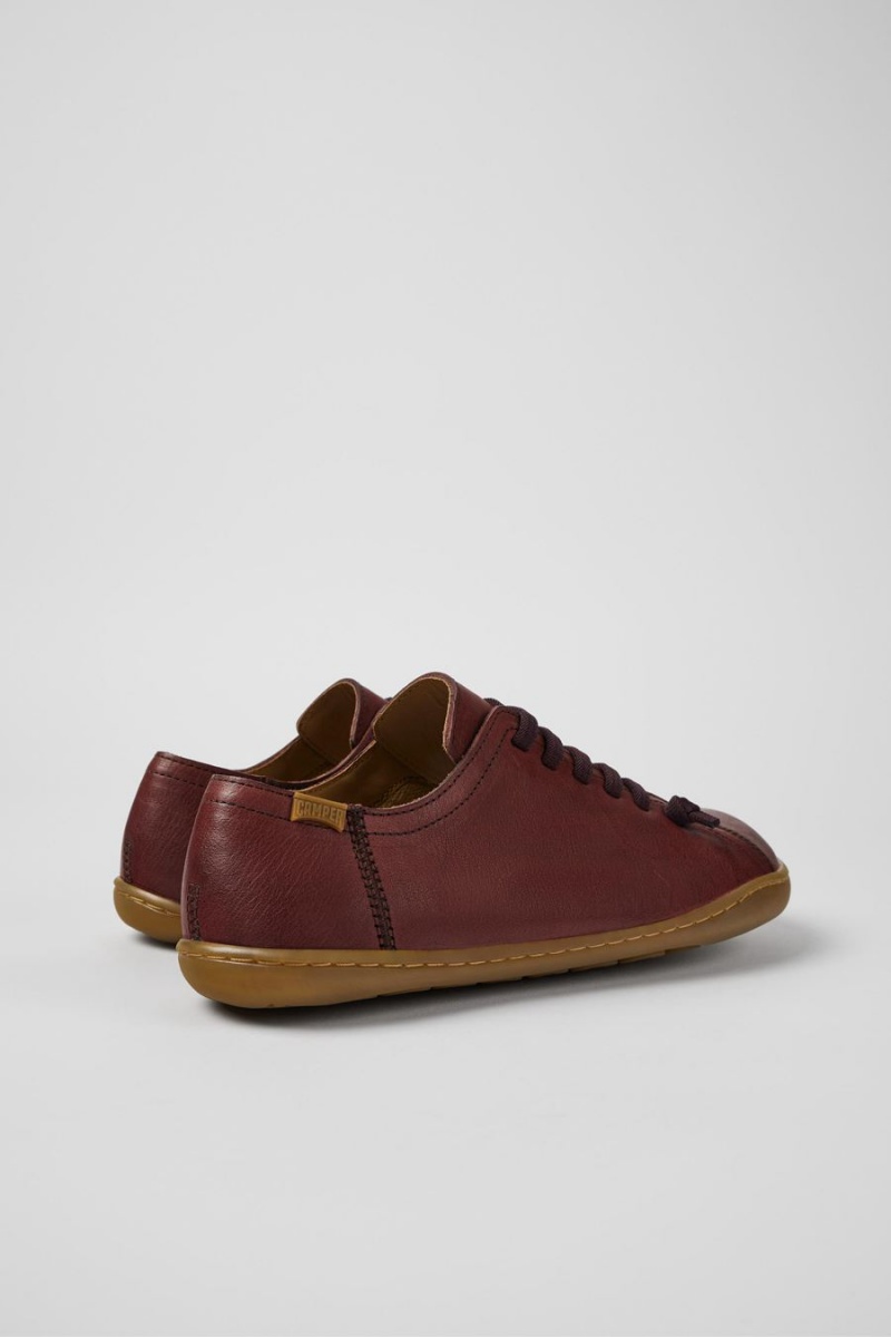 Zapatillas Camper Peu Cuero Mujer Marrones | MPVEC-4691