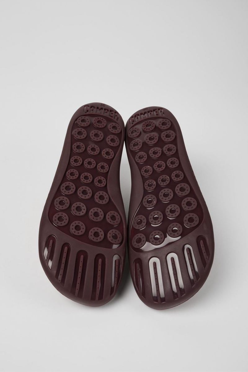 Zapatillas Camper Peu Cuero Mujer Marrones | RGTNB-0619