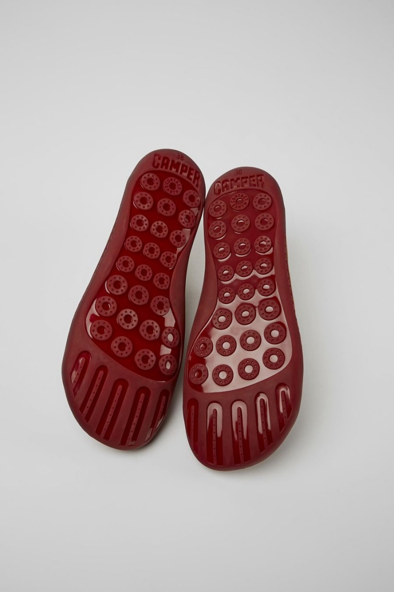 Zapatillas Camper Peu Cuero Mujer Marrones | EYCSA-5697