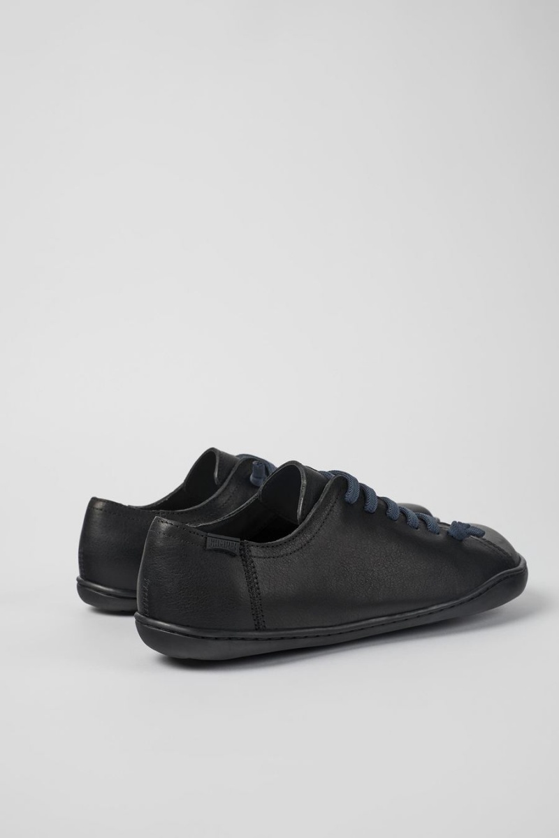 Zapatillas Camper Peu Cuero Mujer Negras | RQFKI-0845