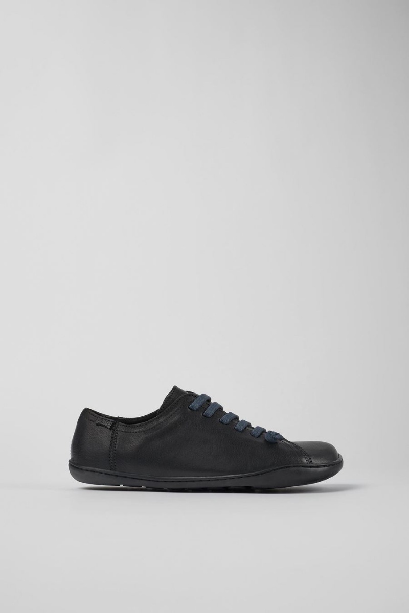 Zapatillas Camper Peu Cuero Mujer Negras | RQFKI-0845
