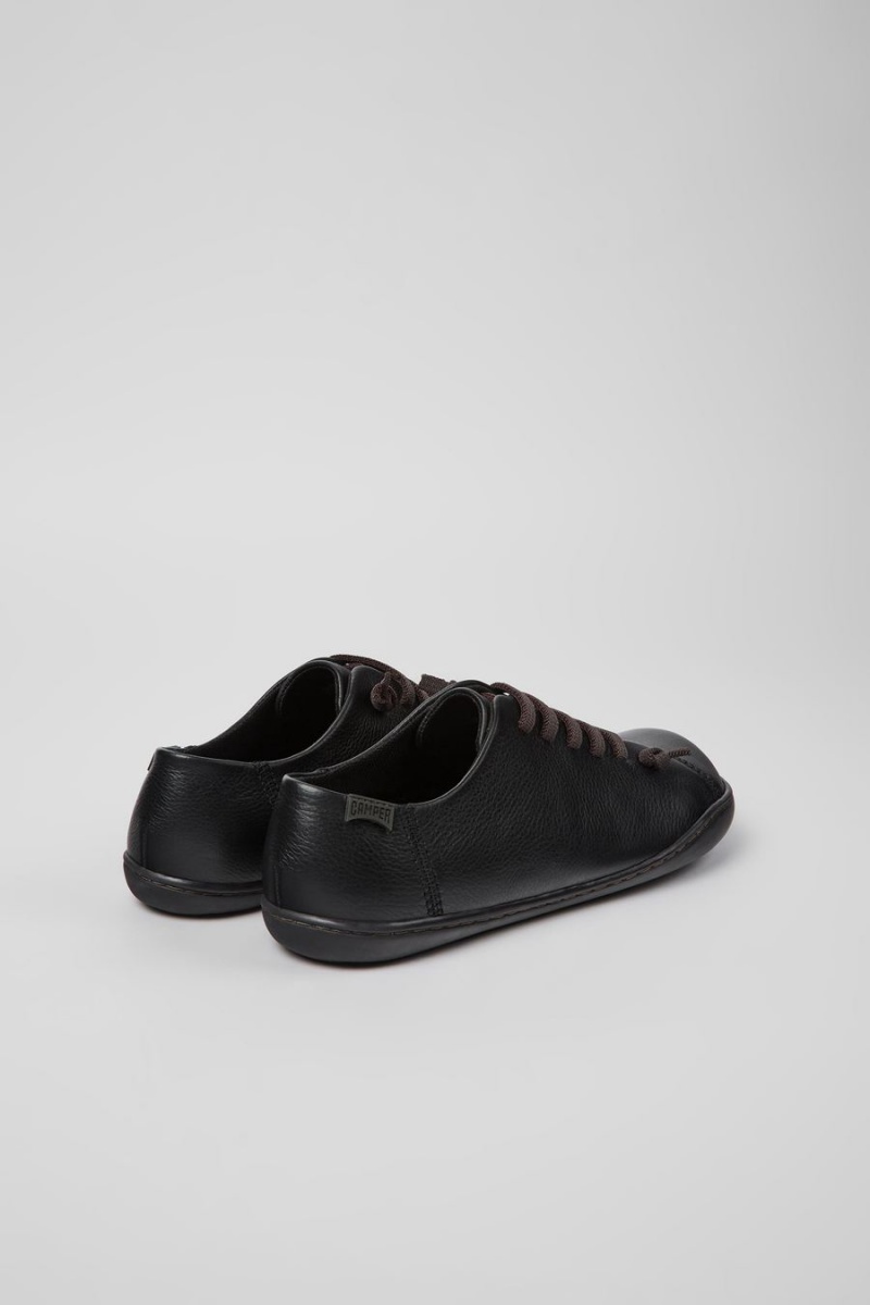 Zapatillas Camper Peu Cuero Mujer Negras | LGUJT-4968