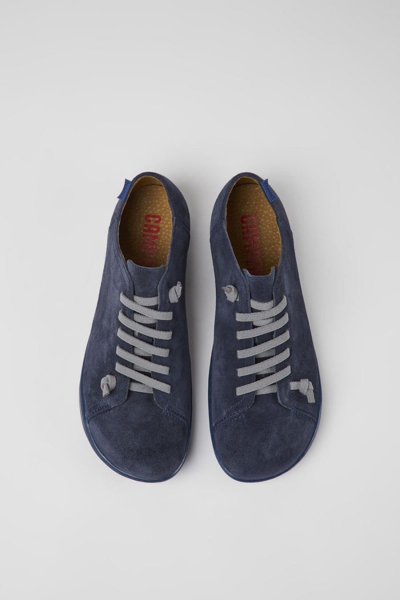 Zapatillas Camper Peu Nubuck Hombre Azules | ZFIVM-2610