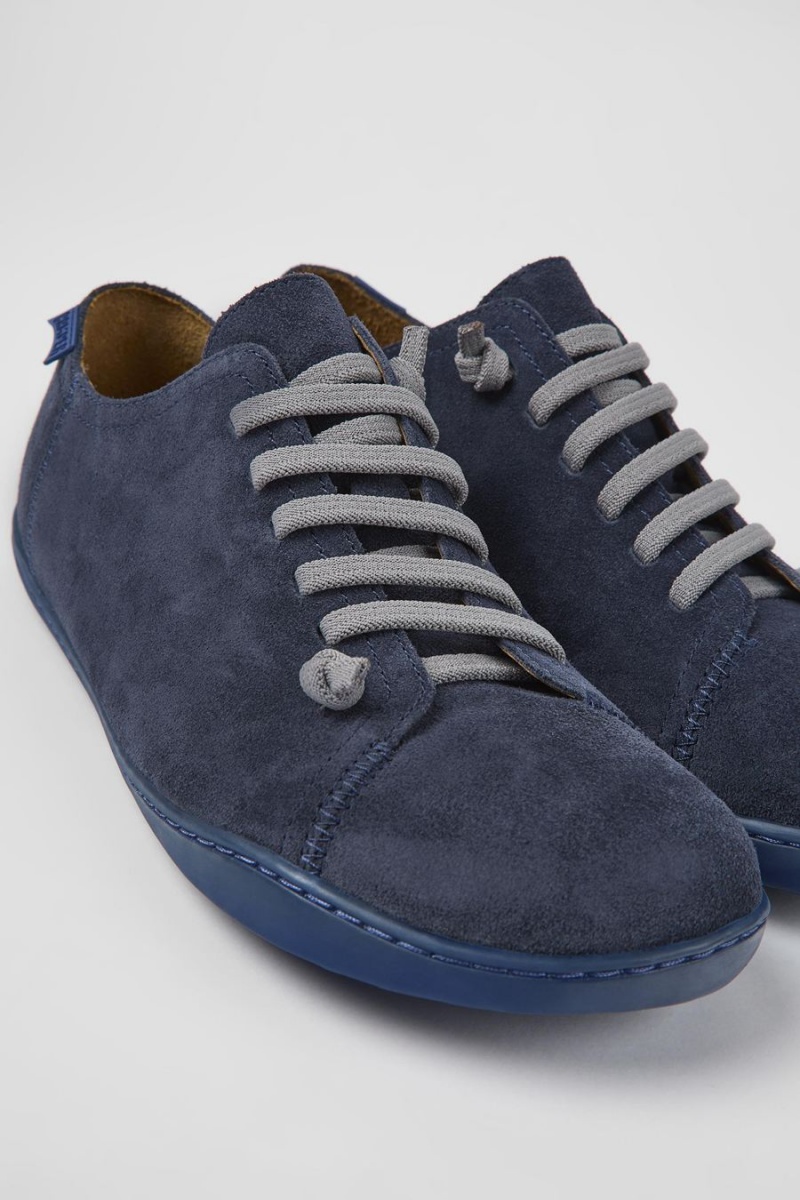 Zapatillas Camper Peu Nubuck Hombre Azules | ZFIVM-2610