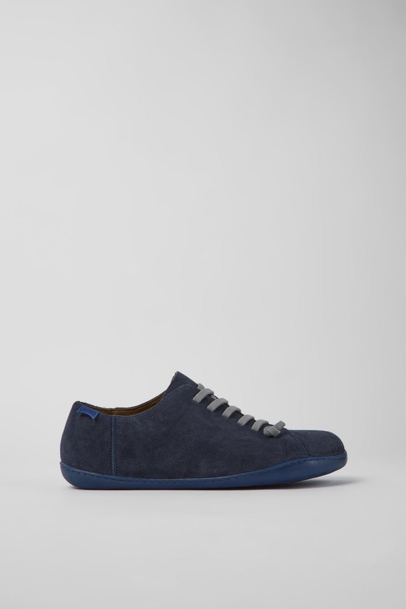 Zapatillas Camper Peu Nubuck Hombre Azules | ZFIVM-2610