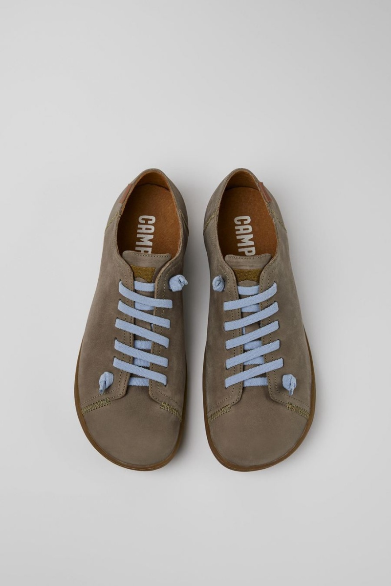 Zapatillas Camper Peu Nubuck Hombre Verde | TJEWK-2347