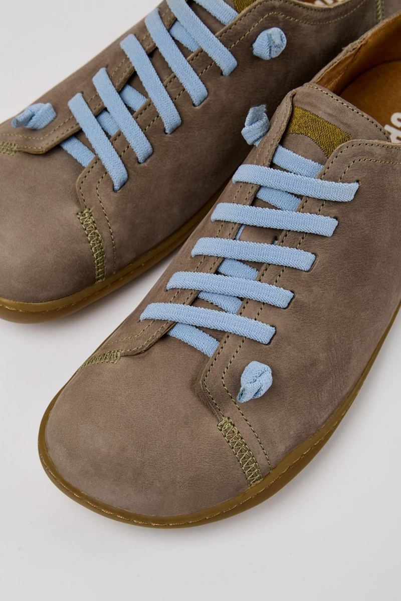 Zapatillas Camper Peu Nubuck Hombre Verde | TJEWK-2347