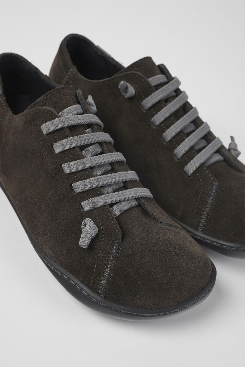 Zapatillas Camper Peu Nubuck Mujer Gris | VTCQY-9314
