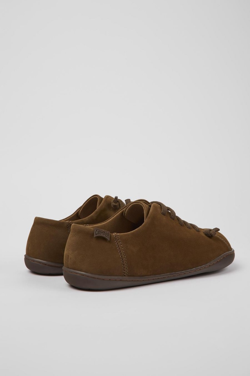 Zapatillas Camper Peu Nubuck Mujer Marrones | CQIMH-6510