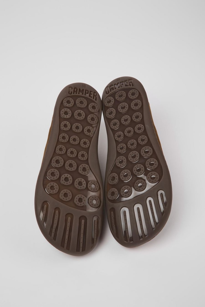 Zapatillas Camper Peu Nubuck Mujer Marrones | CQIMH-6510