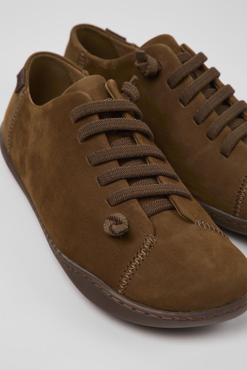 Zapatillas Camper Peu Nubuck Mujer Marrones | CQIMH-6510