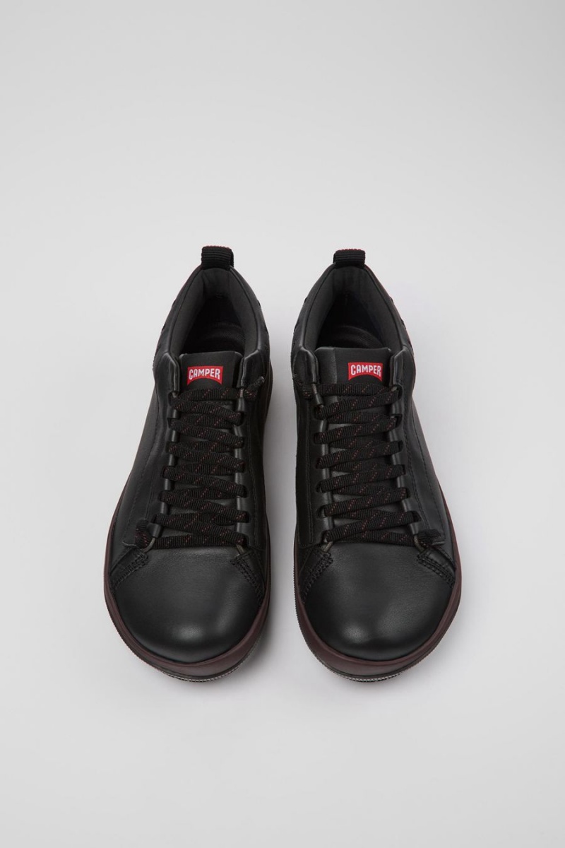 Zapatillas Camper Peu Pista Gore-tex Gore-tex Cuero Hombre Negras | MWRFD-3829