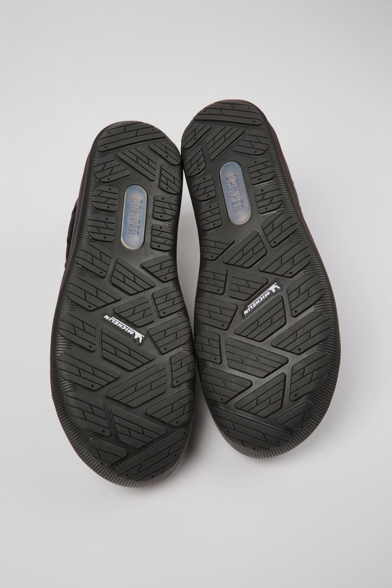 Zapatillas Camper Peu Pista Gore-tex Gore-tex Cuero Hombre Negras | MWRFD-3829