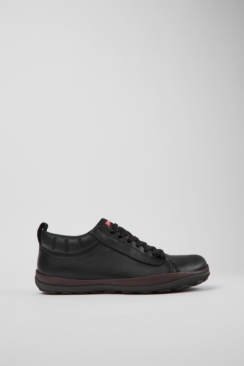 Zapatillas Camper Peu Pista Gore-tex Gore-tex Cuero Hombre Negras | MWRFD-3829
