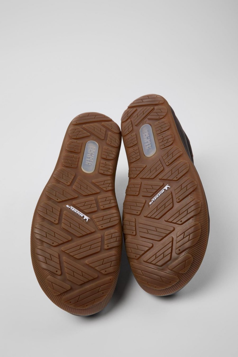 Zapatillas Camper Peu Pista Gore-tex Gore-tex Cuero Hombre Marrones | LZRMT-5827