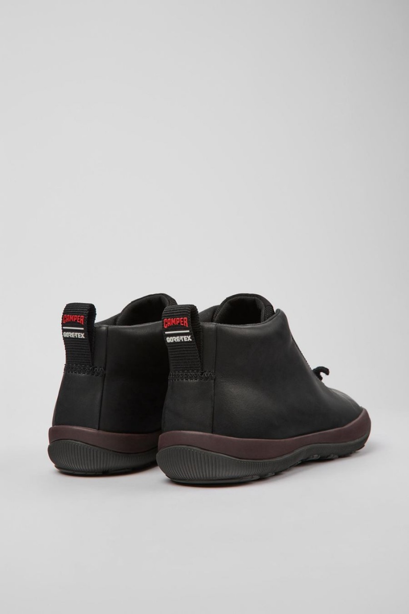 Zapatillas Camper Peu Pista Gore-tex Gore-tex Cuero Mujer Negras | DKMWR-5784
