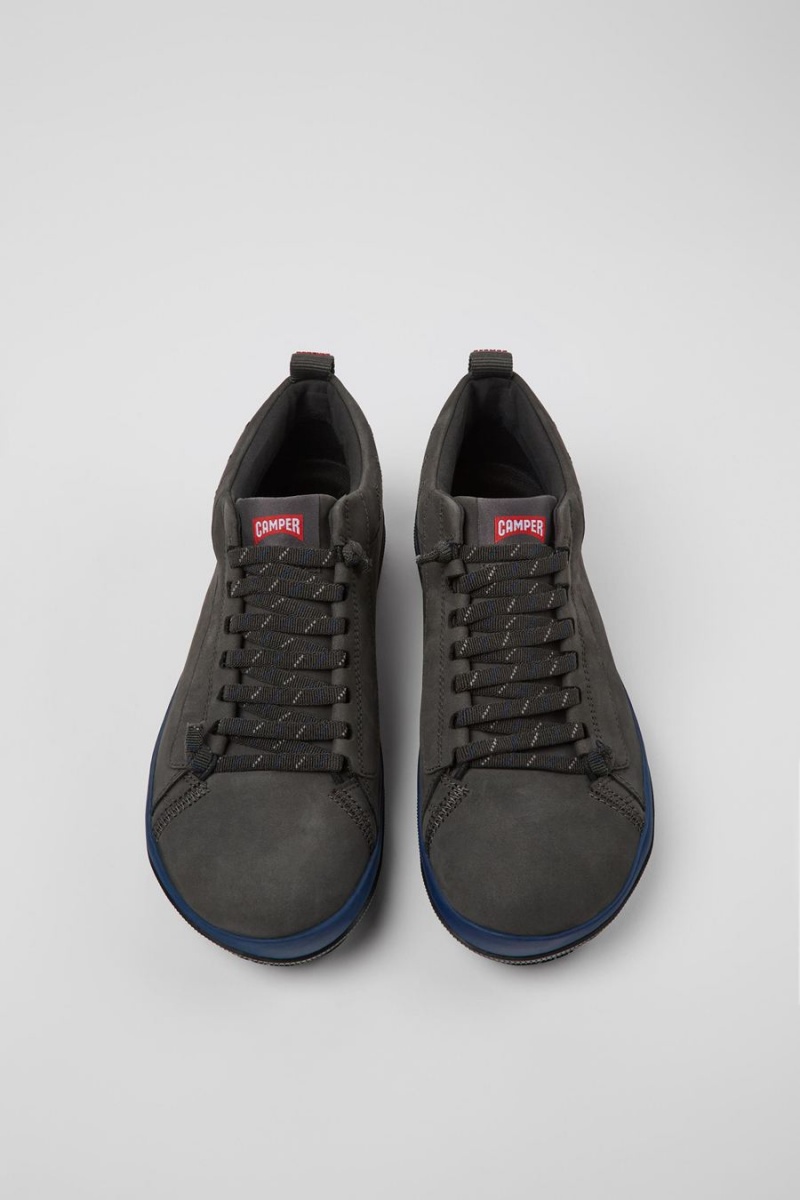 Zapatillas Camper Peu Pista Gore-tex Gore-tex Nubuck Hombre Gris | XLHQS-7524