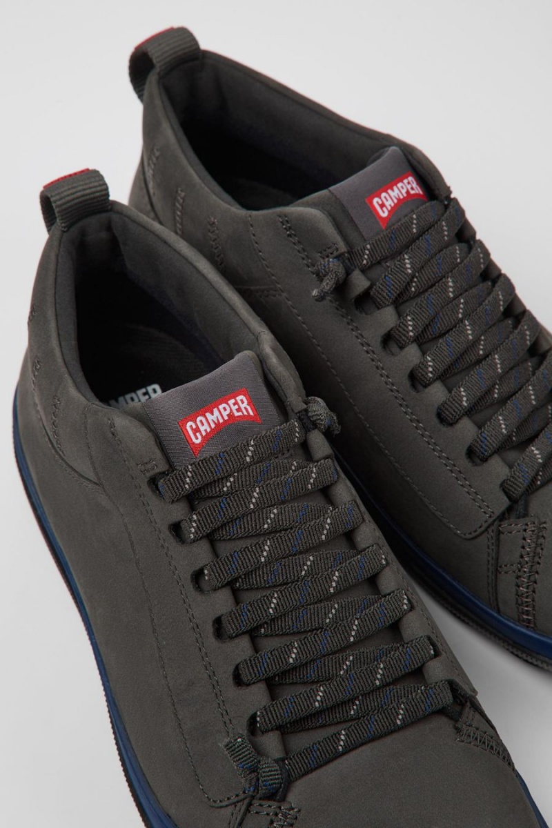 Zapatillas Camper Peu Pista Gore-tex Gore-tex Nubuck Hombre Gris | XLHQS-7524