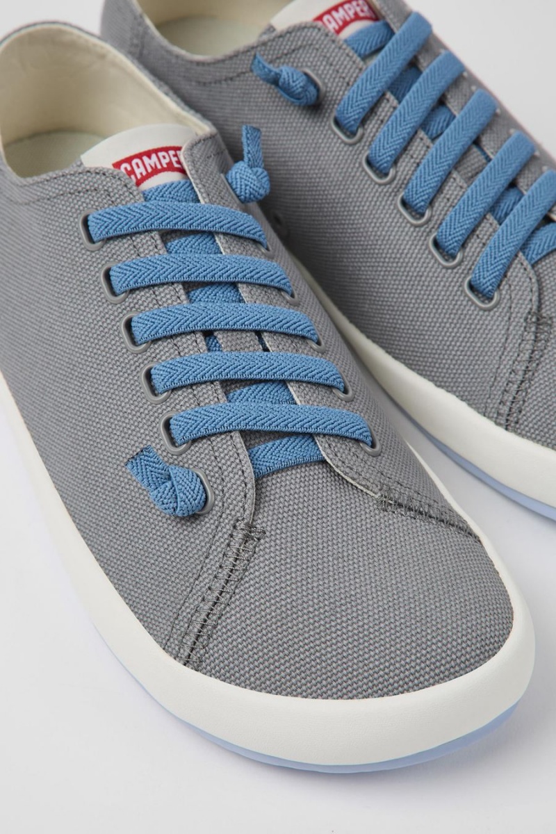 Zapatillas Camper Peu Rambla Textil Hombre Gris | EMBLU-6139