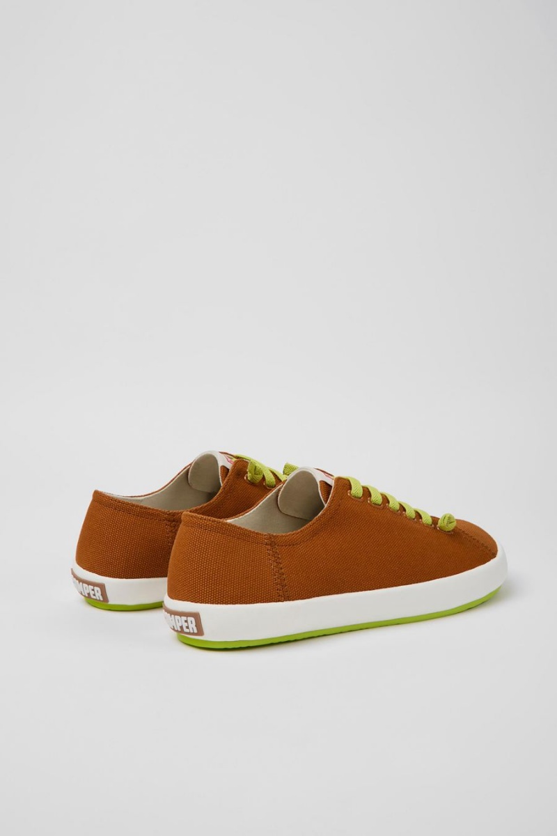 Zapatillas Camper Peu Rambla Textil Hombre Marrones | DTQLS-1569