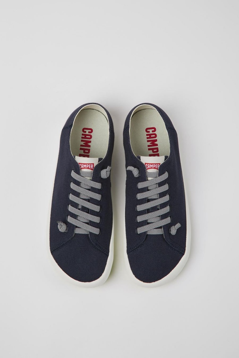 Zapatillas Camper Peu Rambla Textil Hombre Azules | QJFYK-5164