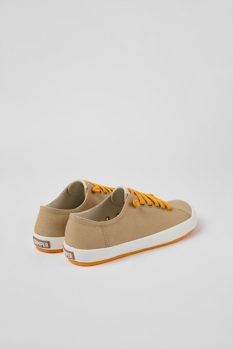 Zapatillas Camper Peu Rambla Textil Mujer Beige | GBWDJ-0623